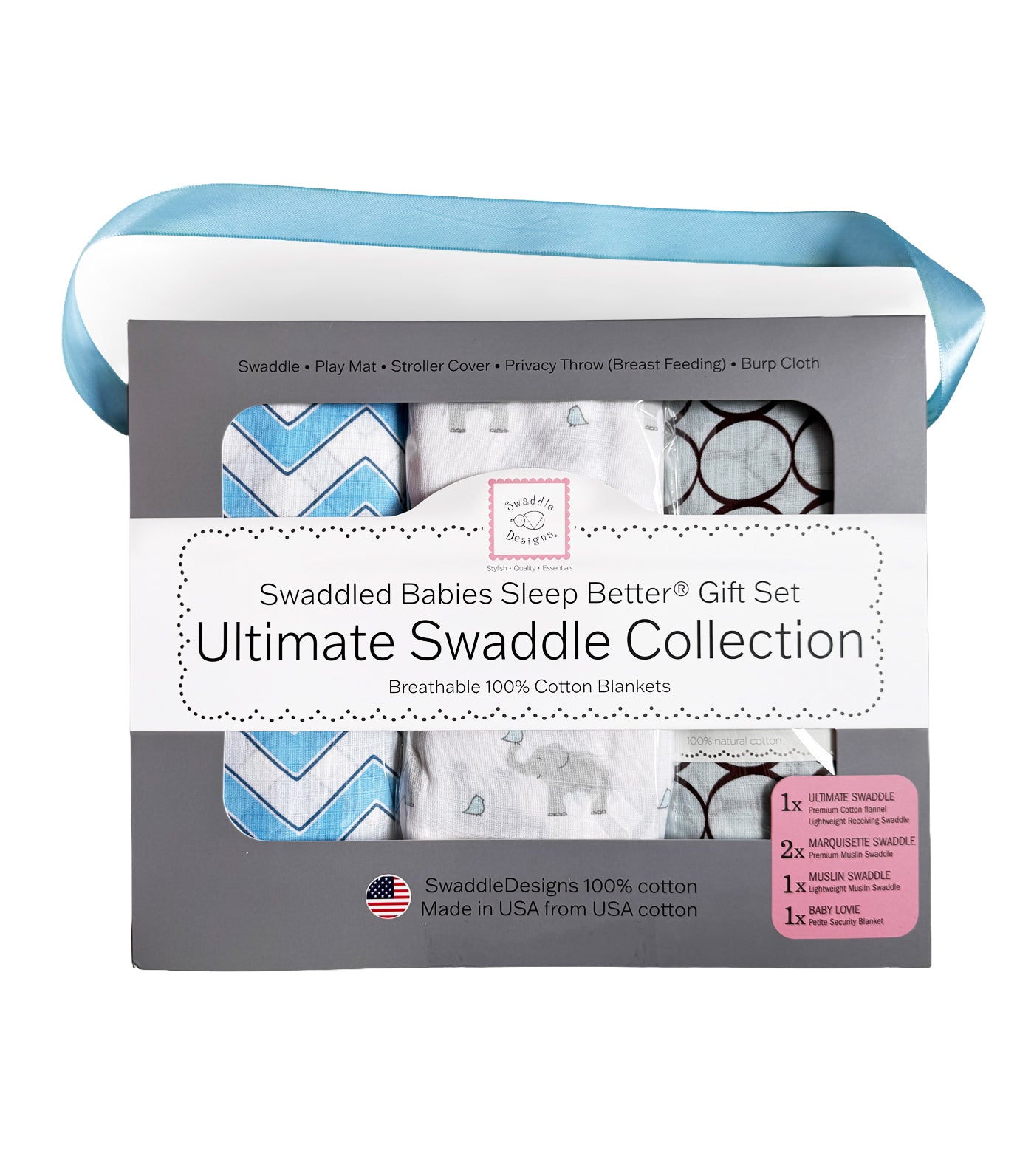 Babies Sleep Better® Ultimate Swaddle Collection Gift Set BL012