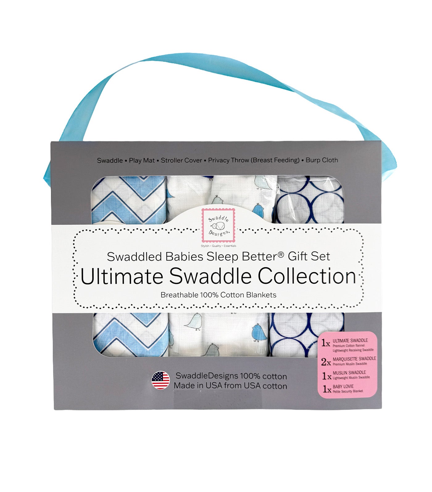 Babies Sleep Better® Ultimate Swaddle Collection Gift Set BL008