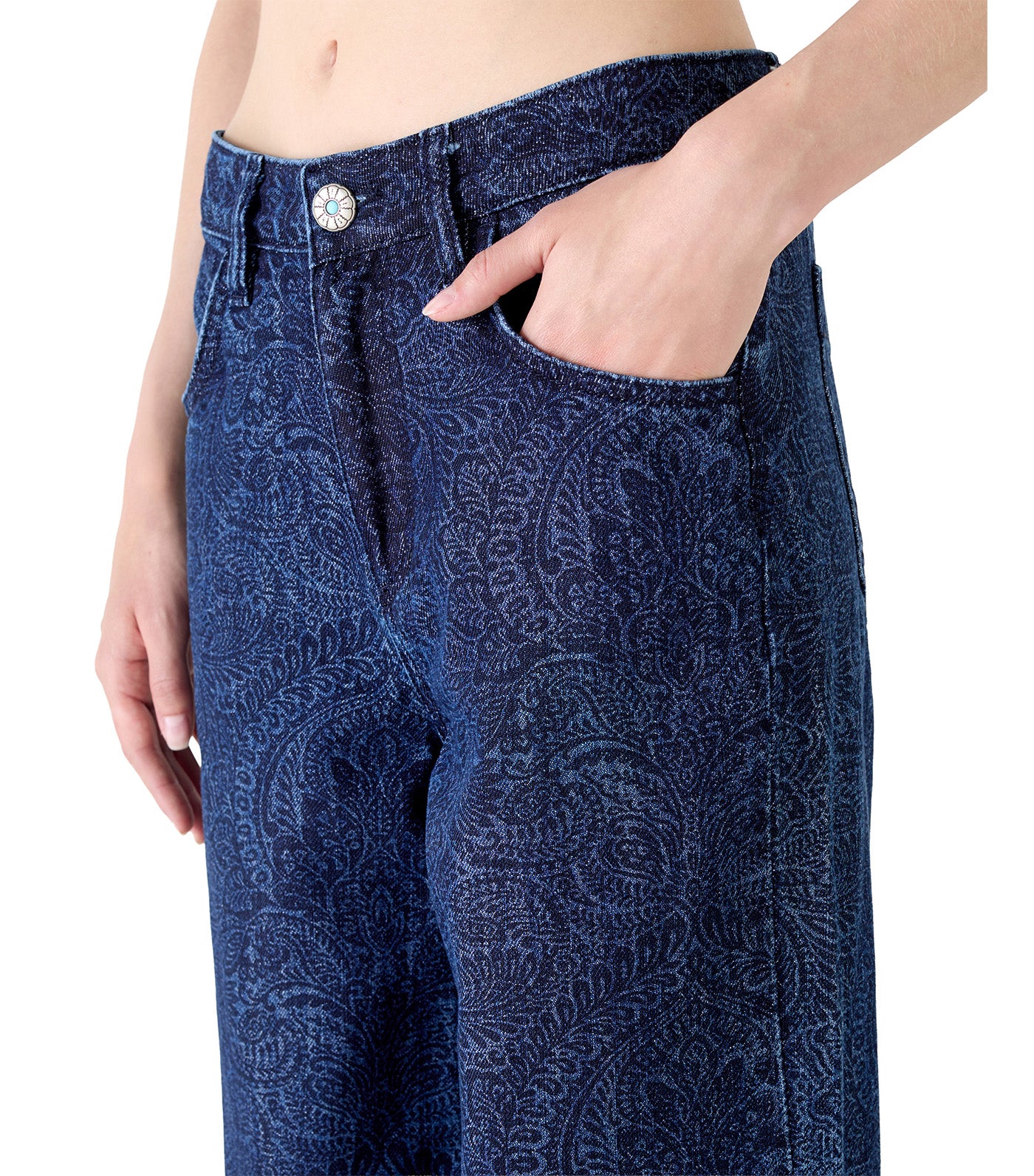 Jeans Five Japan Print Goa Blue