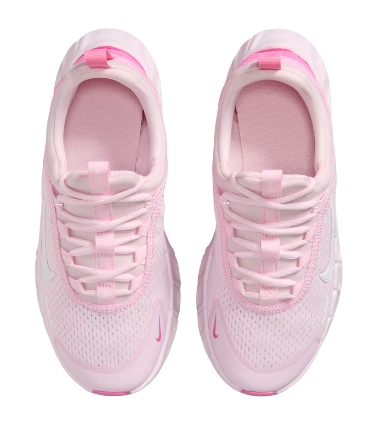 Free Ride Older Kids' Running Shoes Pink Rise/Playful Pink/Bleached Lilac/White