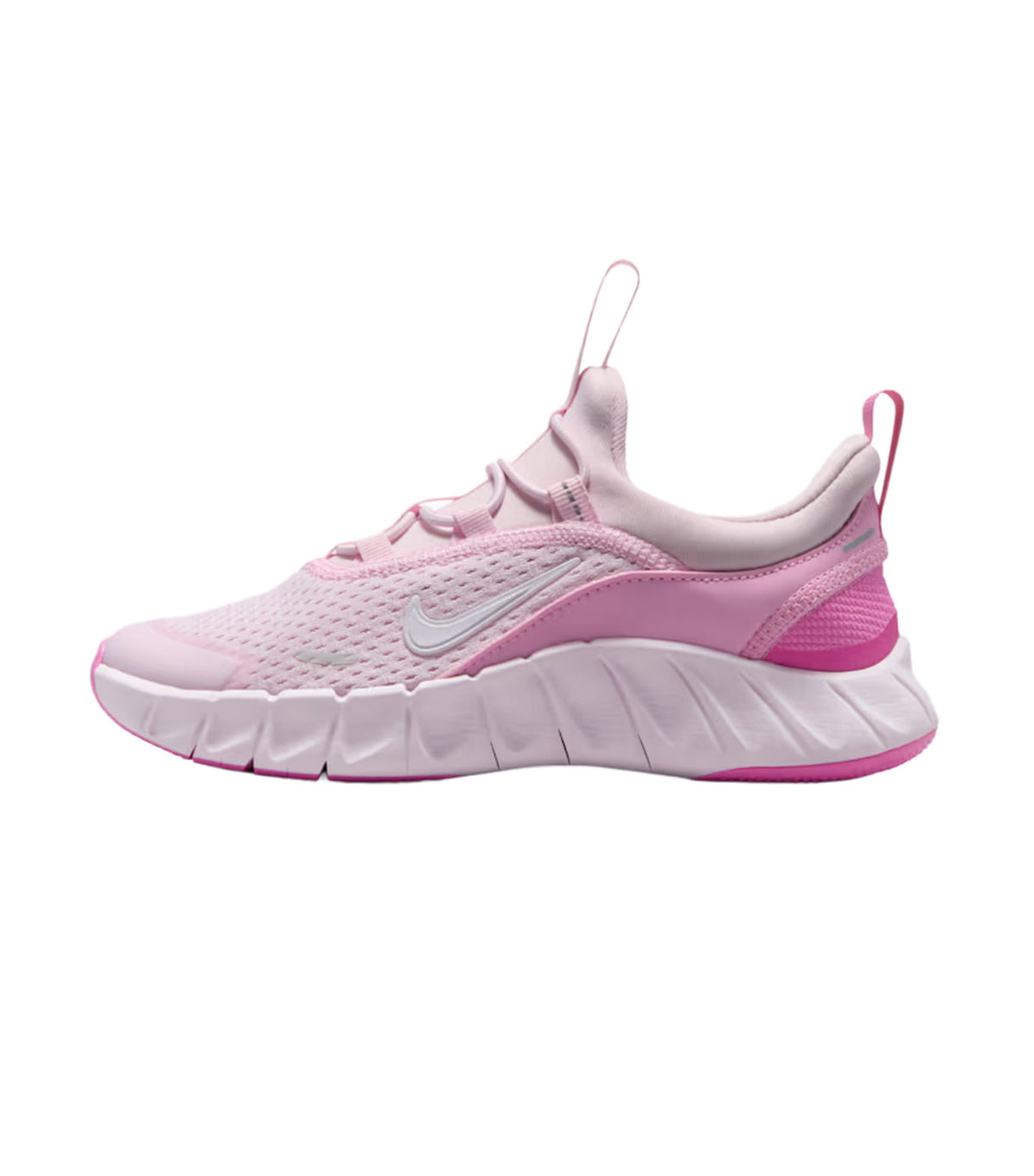 Free Ride Younger Kids' Running Shoes Pink Rise/Playful Pink/Bleached Lilac/White
