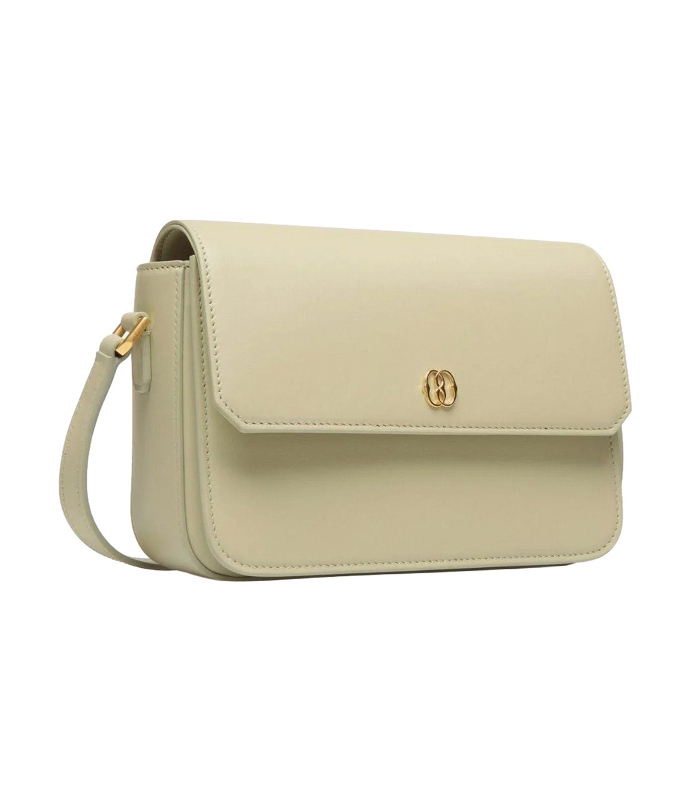 Emblem Prism Crossbody Bag White