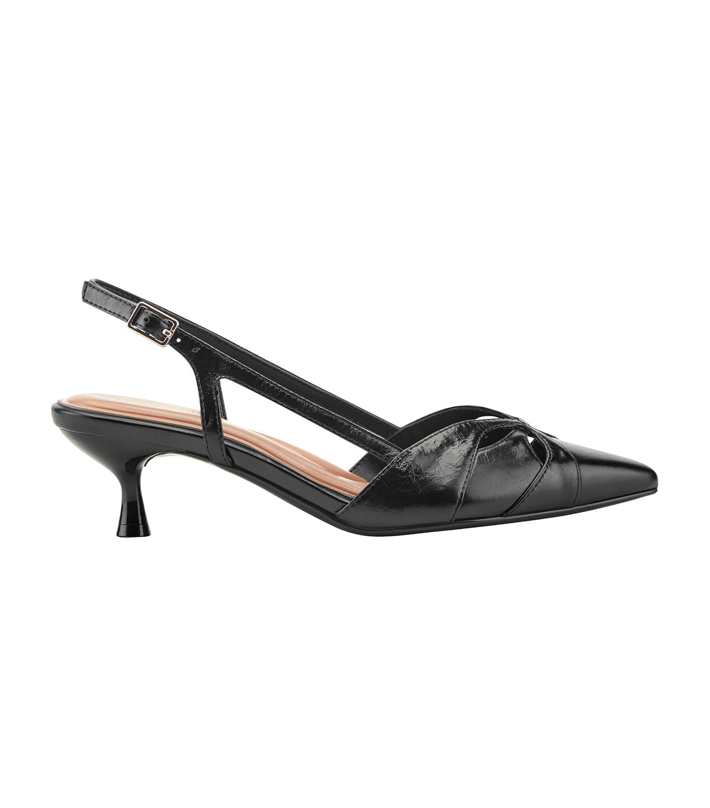 Kaisley Slingback Heels Black