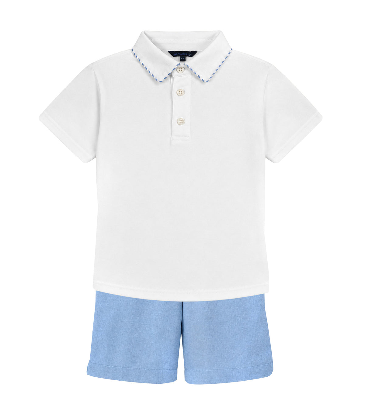 Pascal Boys Top and Shorts Set Blue