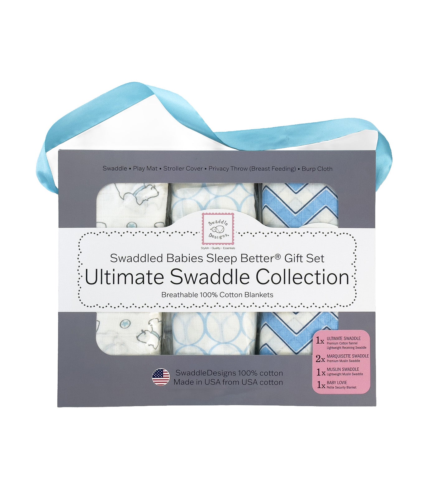 Babies Sleep Better® Ultimate Swaddle Collection Gift Set BL003