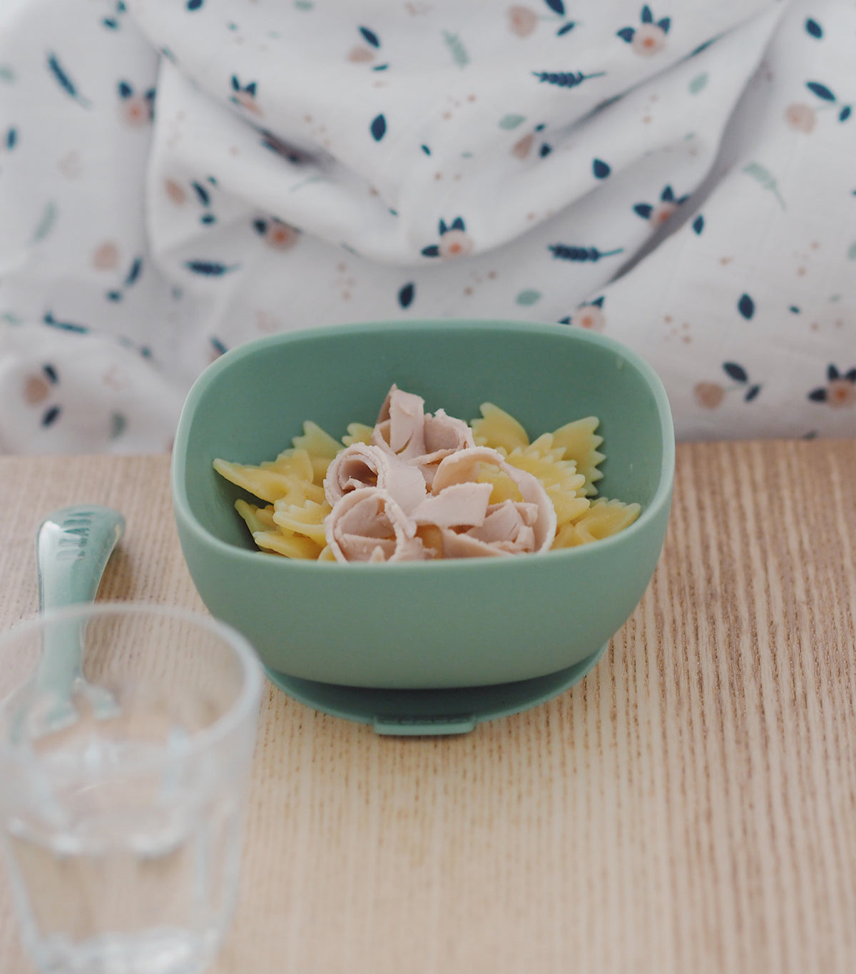 Suction Bowl Sage Green