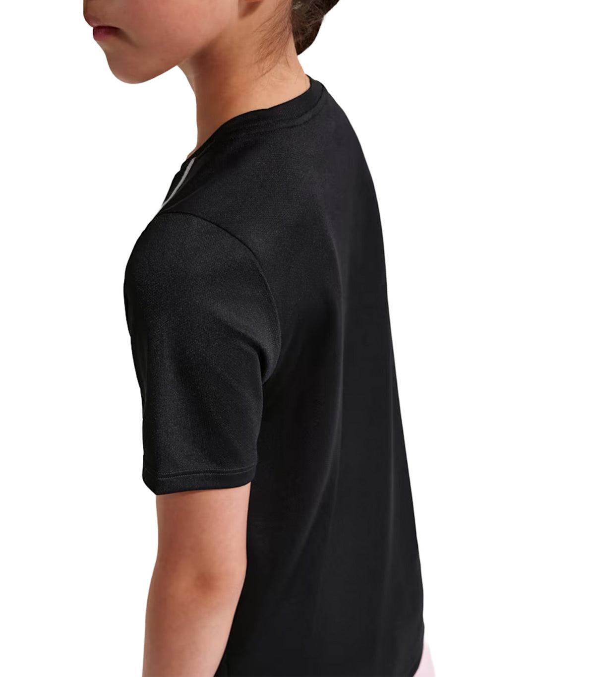 Miler Older Kids' Dri-FIT Short-Sleeve Top Black/Heather