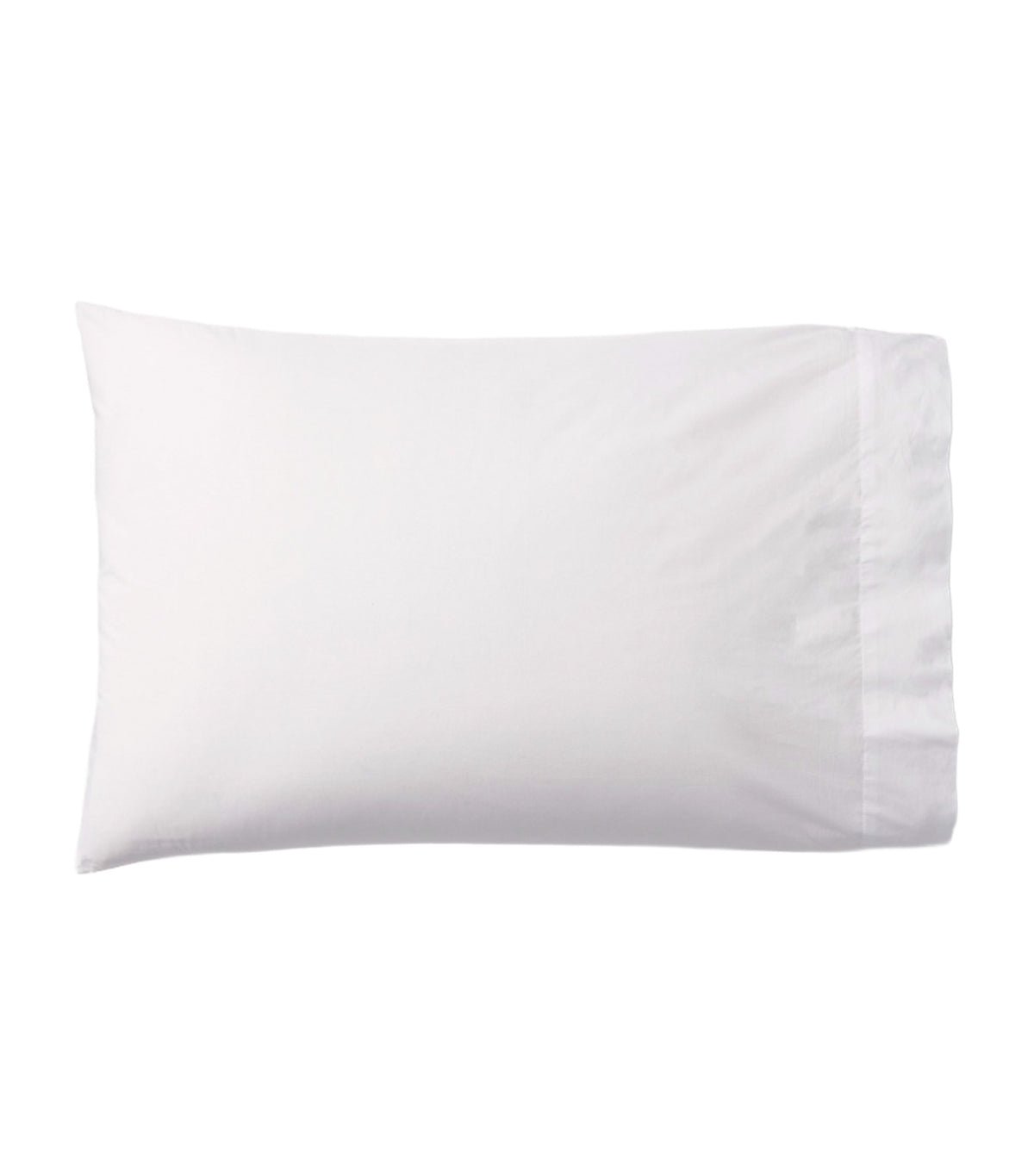 400-Thread-Count Special Edge Organic Percale Pillowcase Set White