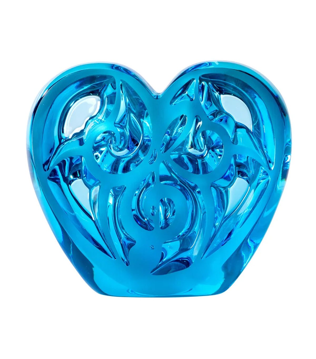 Music is Love Heart Sculpture Blue
