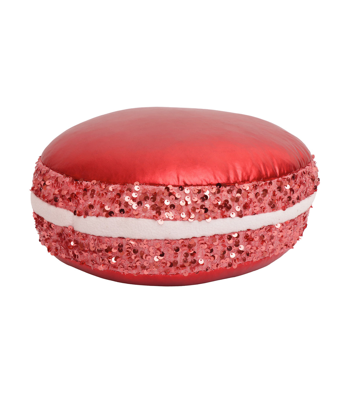 12in x 4in Christmas Macaron Ornament Red