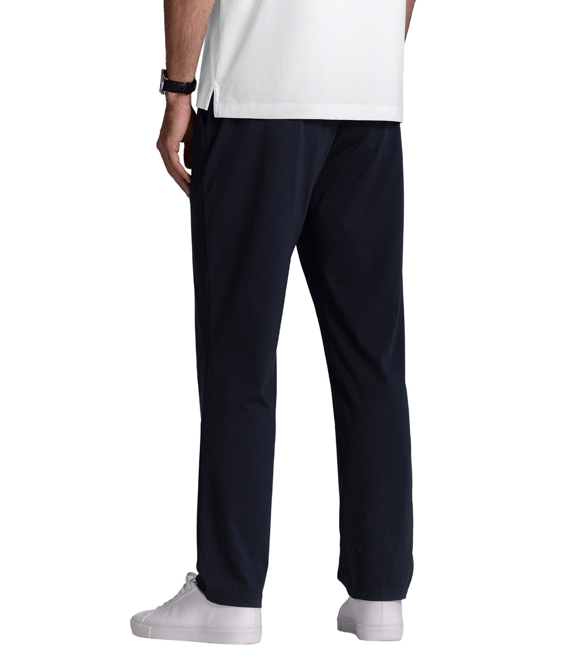 Men's Essential All-Match Long Pants Trousers Dark Blue