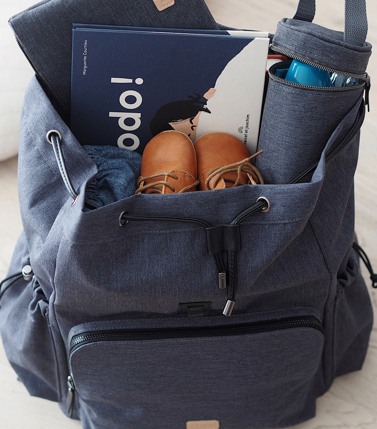 Vancouver Nursery Backpack Dark Gray