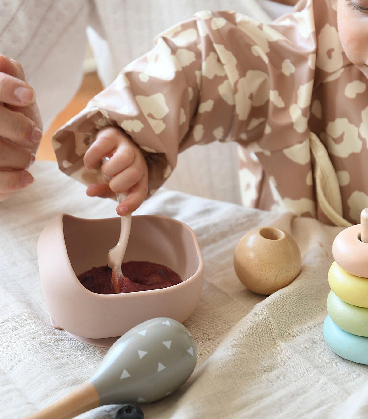 Silicone Suction Bowl Cotton Candy