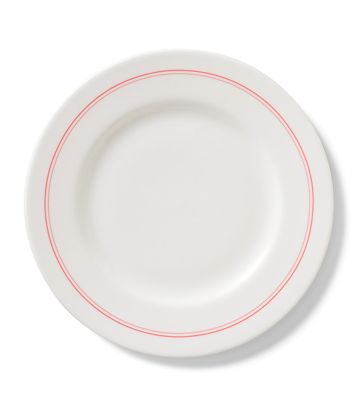 Lines Dessert Plate Set of 6 Red
