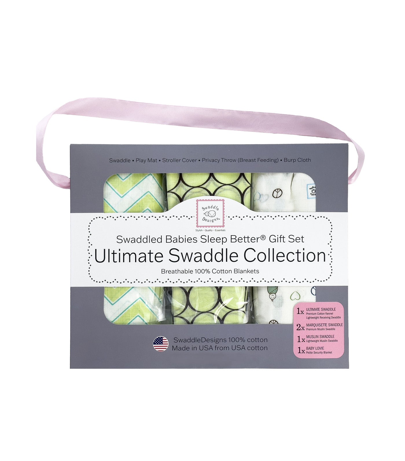 Babies Sleep Better® Ultimate Swaddle Collection Gift Set GR002
