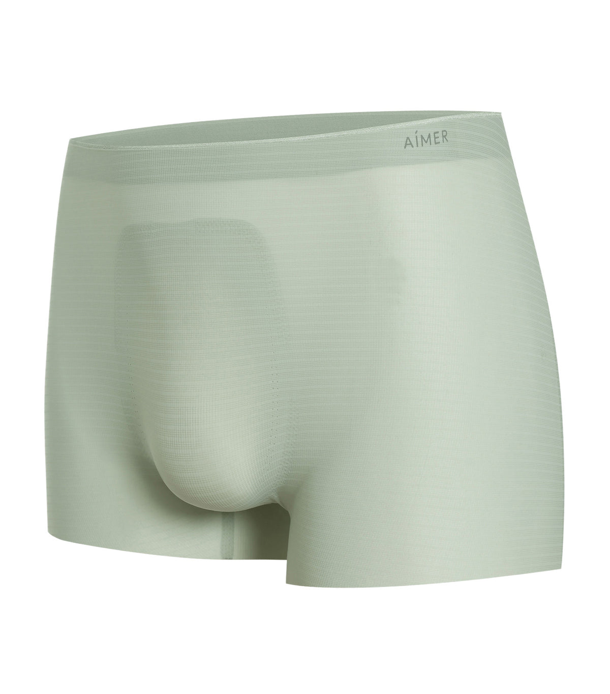 U-Shape Cooling Elastic-Waistband Trunk Light Green