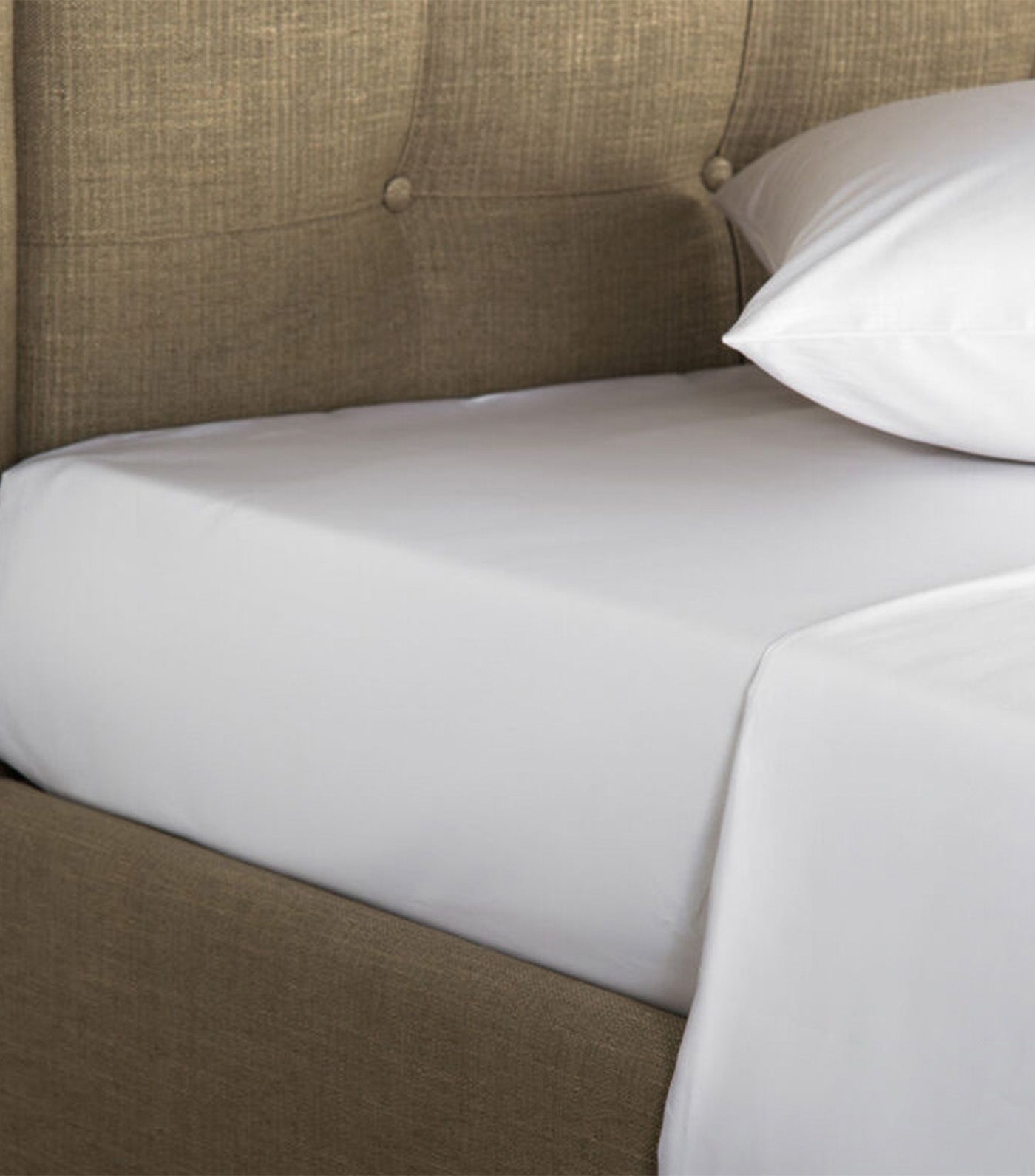 Grace Flat Bottom Sheet White