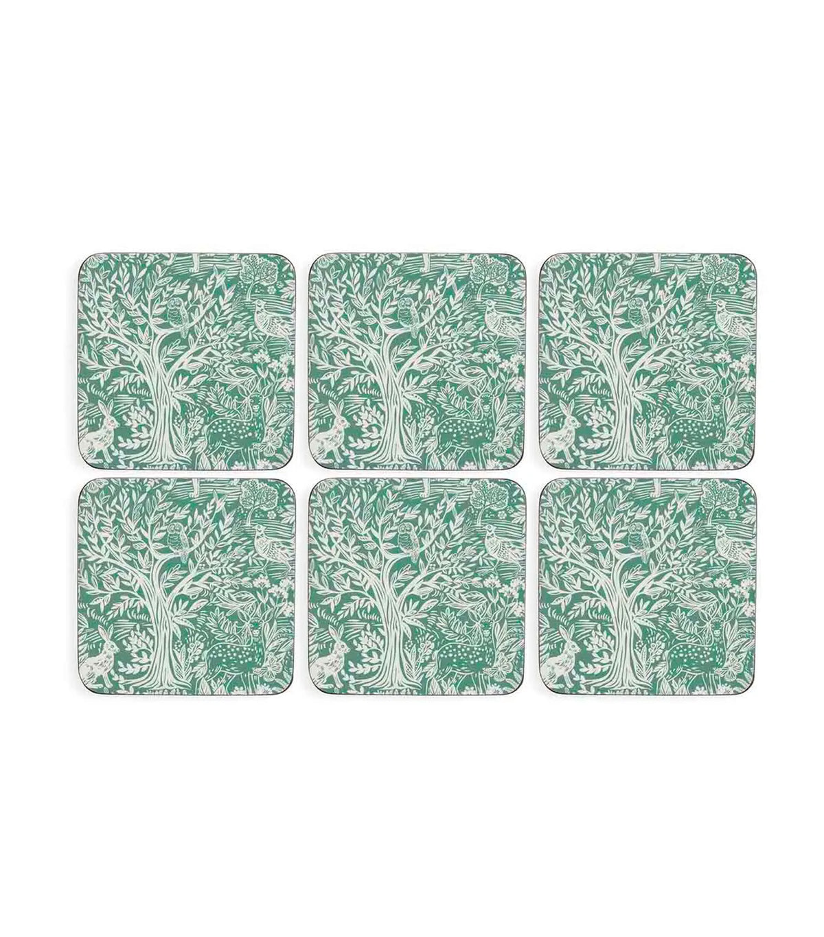 Tapestry Sage Coasters Set of 6