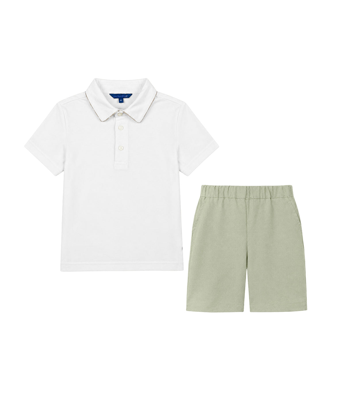 Pascal Boys Top and Shorts Set Green