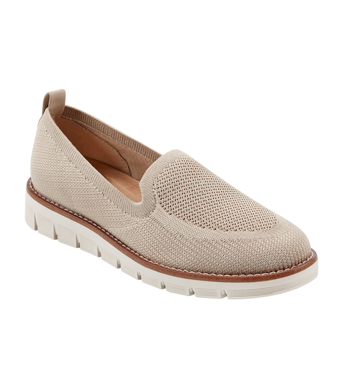 Valina Casual Slip On Flats Light Natural