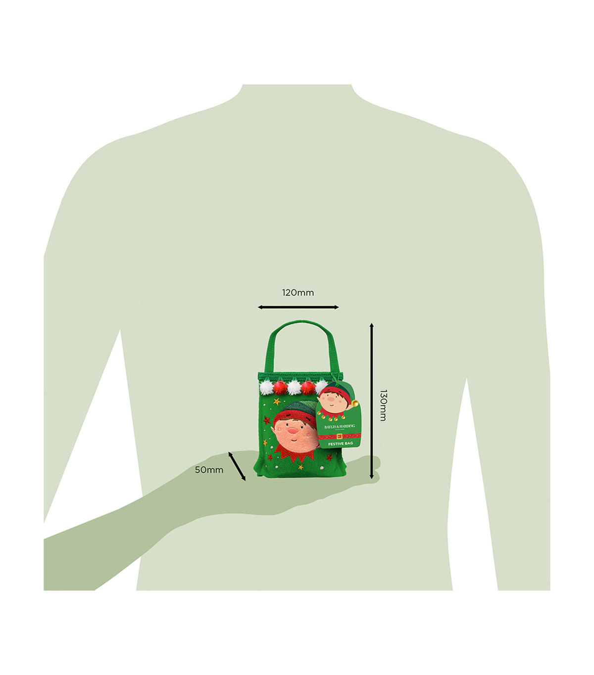 Festive Elf Beauty Bag Gift Set