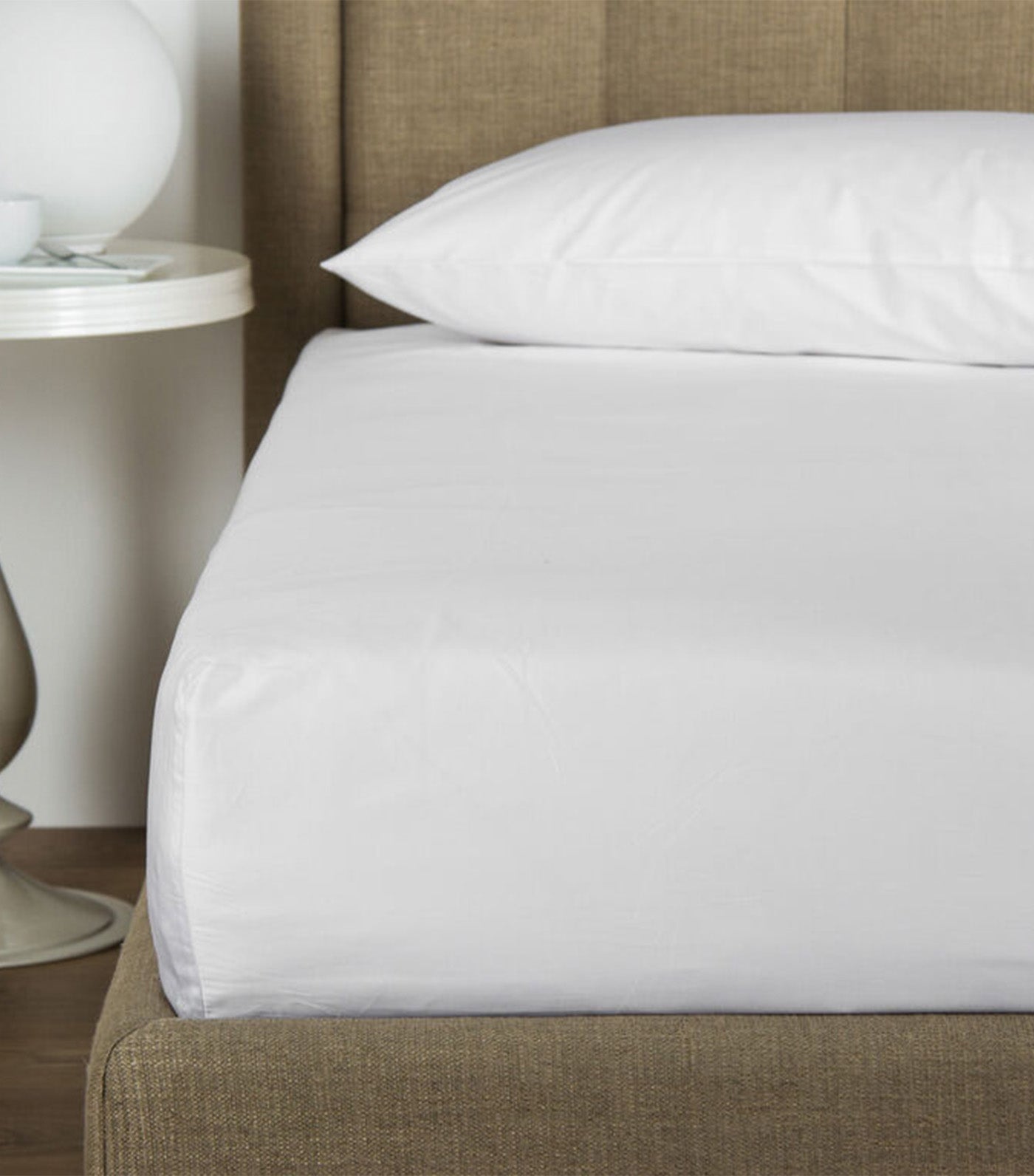 Grace Flat Bottom Sheet White