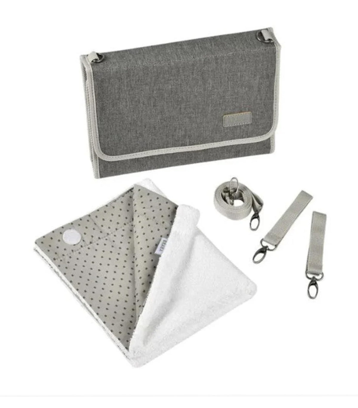 On-the-Go Changing Pouch Heather Gray