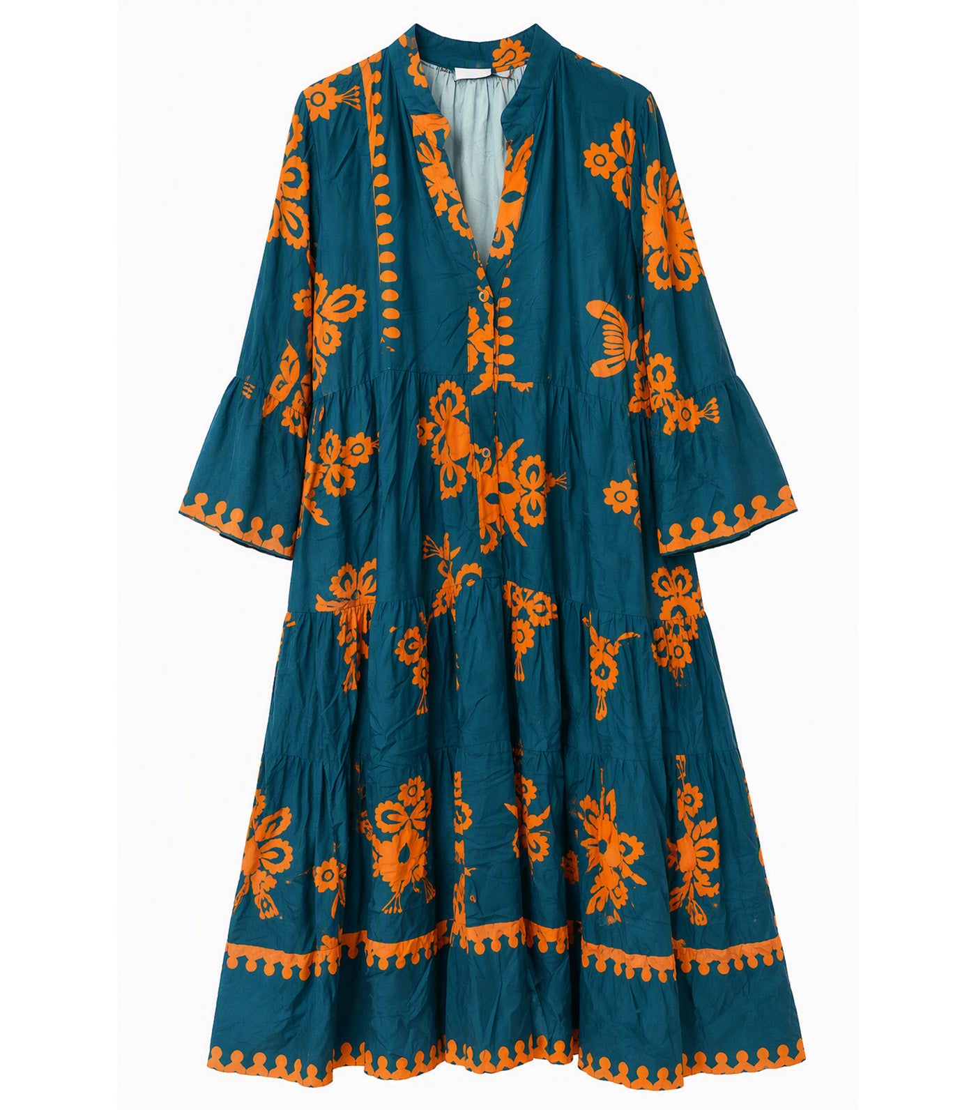 Printed Dress Teal