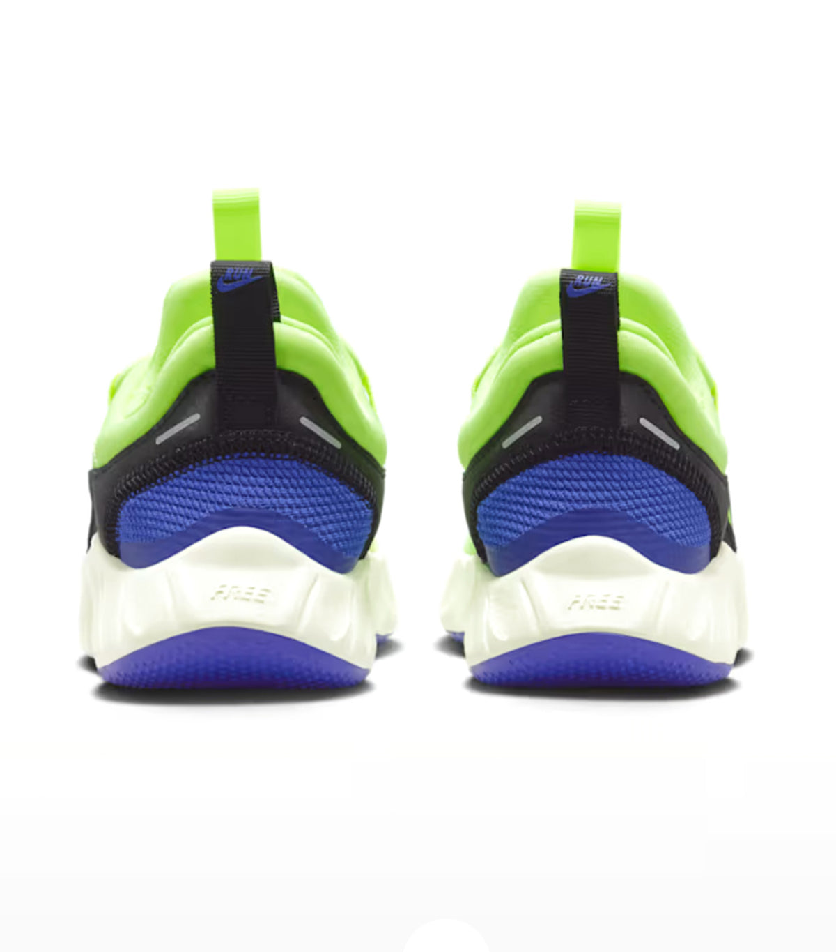 Free Ride Younger Kids' Running Shoes Volt Tint/Black Spruce/Lapis/Volt Ice