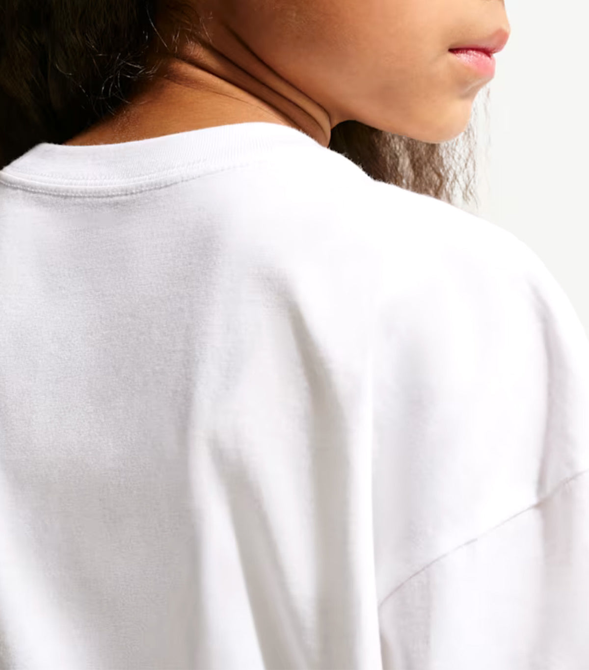 Sportswear Older Kids' Girls' Oversized T-Shirt White