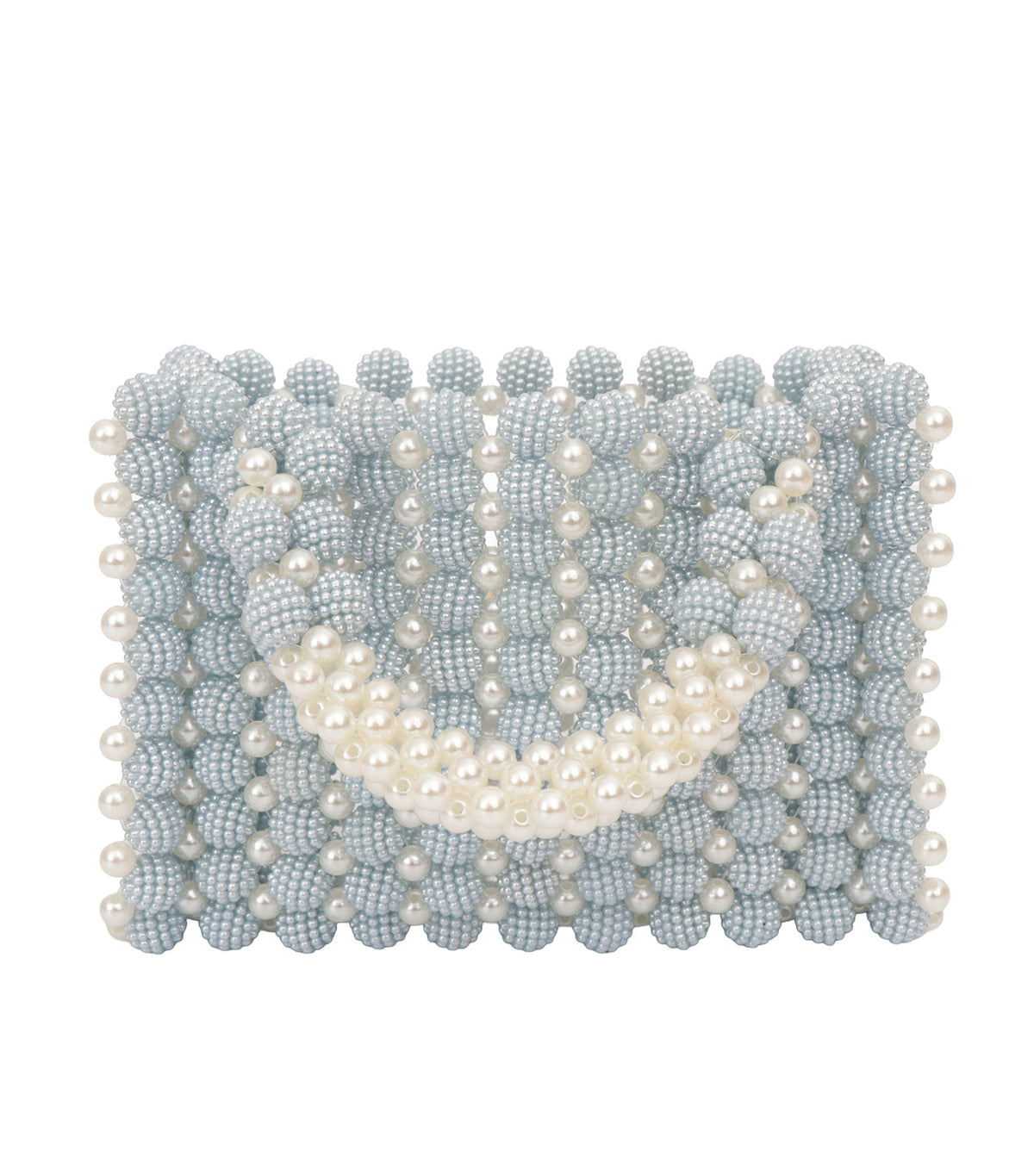 8in x 9in Pearl Handbag Blue