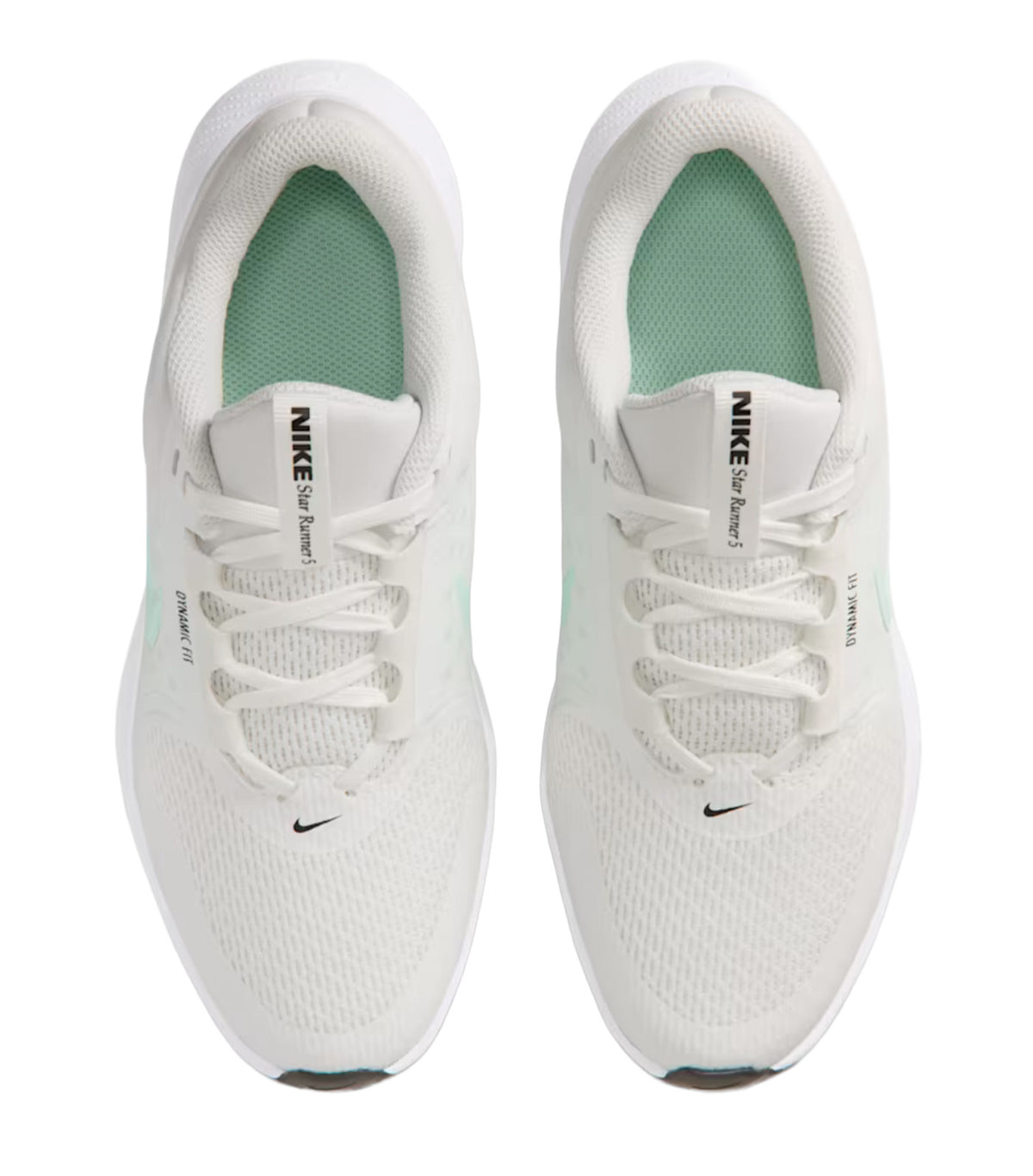 Star Runner 5 Older Kids' Running Shoes Summit White/Black/Barely Green/Arctic Green