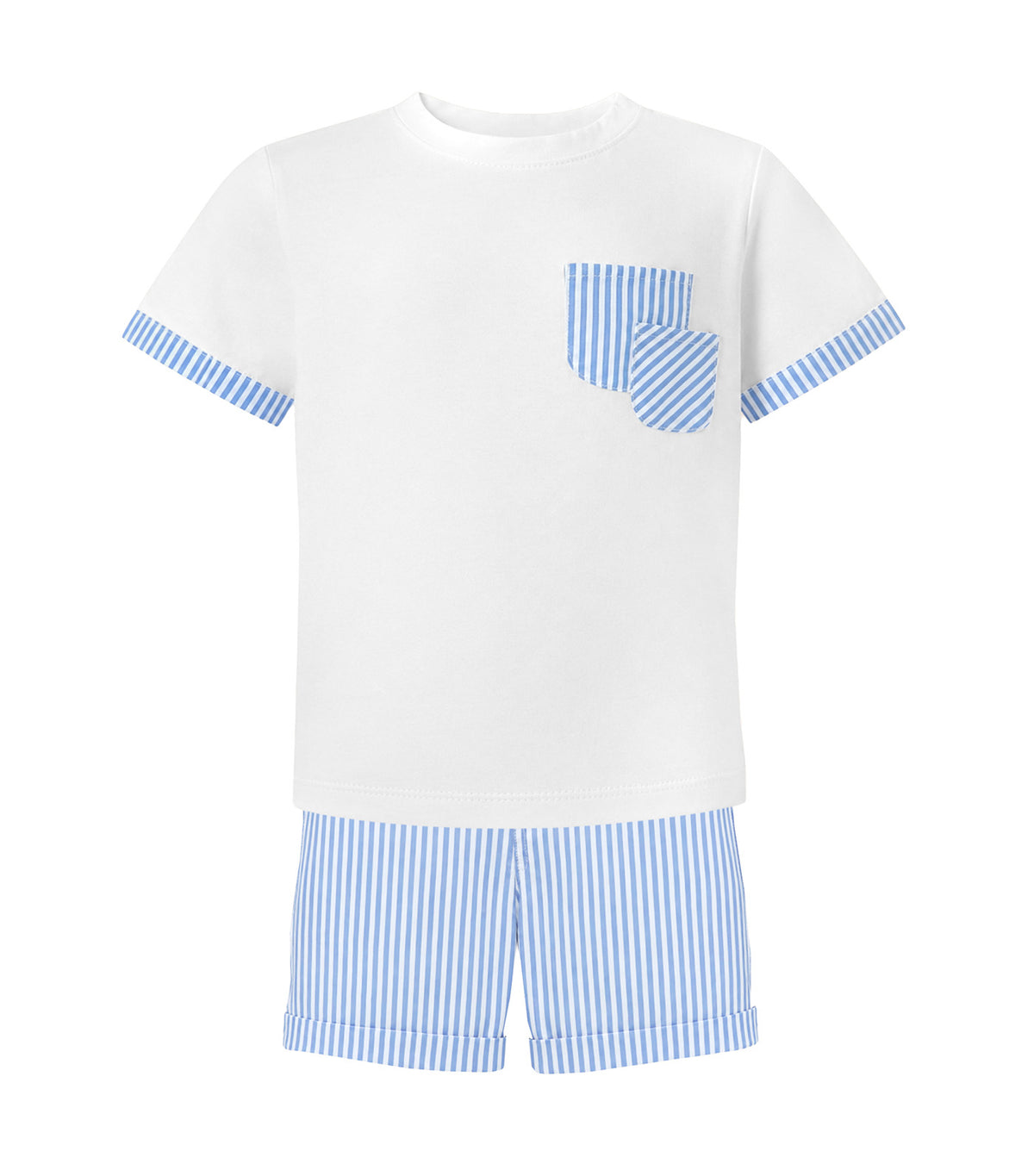 Pasco Baby Boys Top and Shorts Set Blue