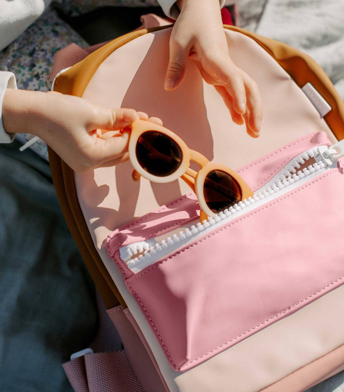 Faro Baby Backpack Dusty Pink