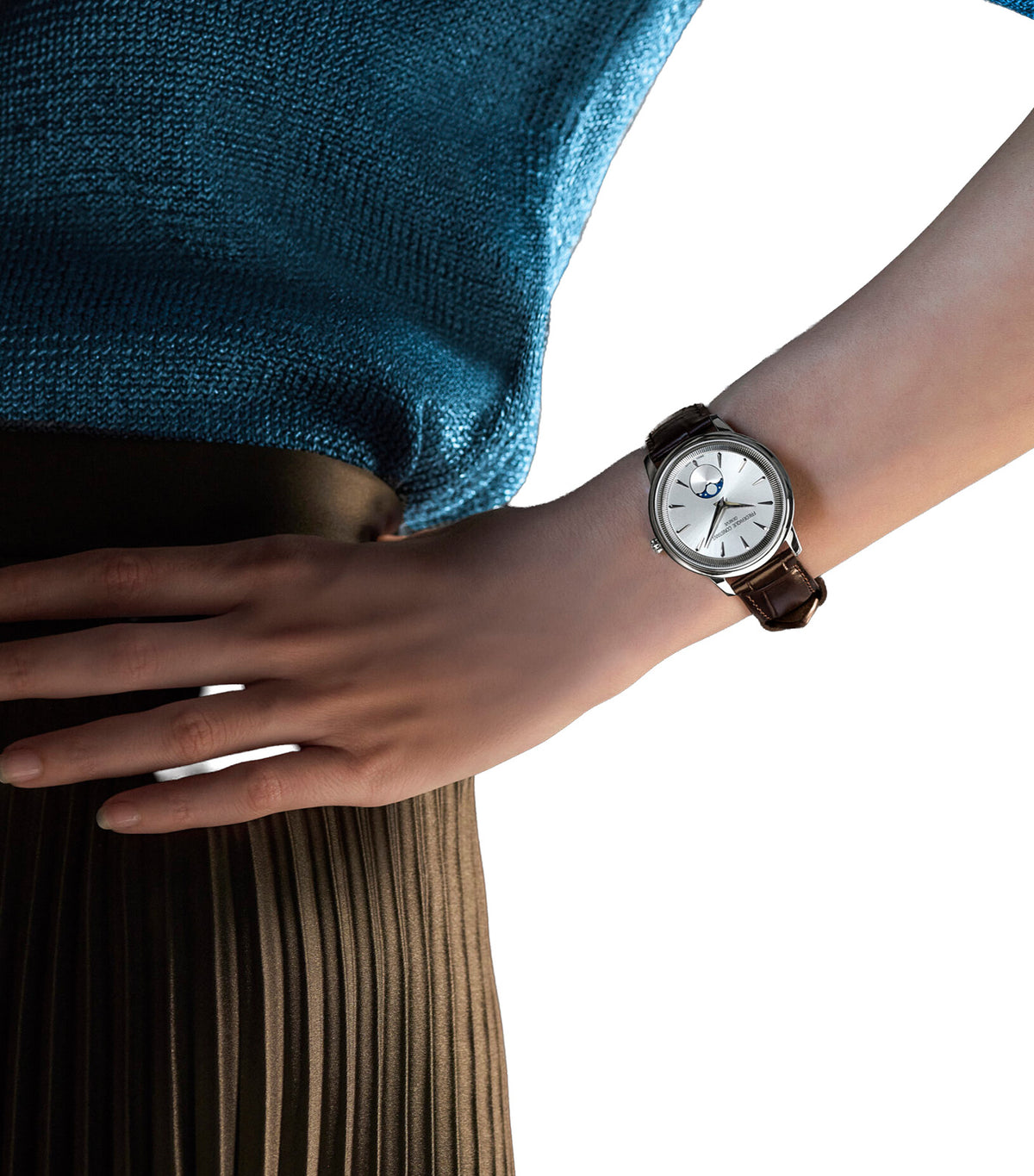 Moneta Moonphase FC-206S3S6 Silver/Brown