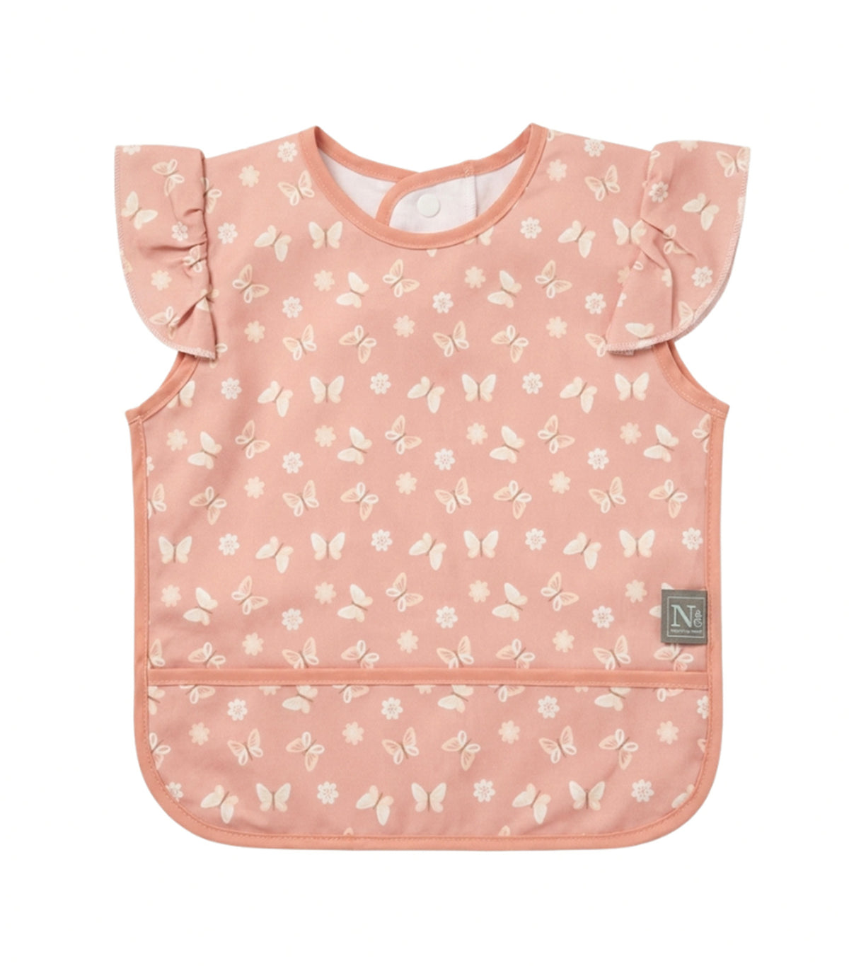 Waterproof Smock Bib Butterfly Bloom