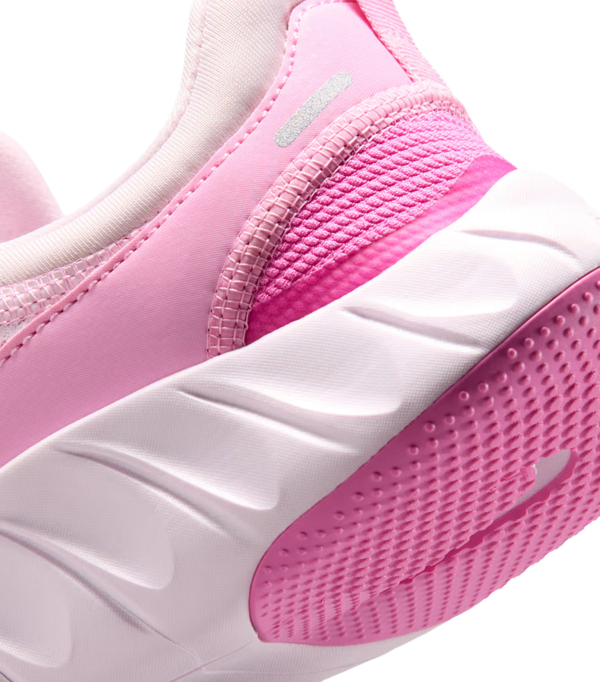 Free Ride Older Kids' Running Shoes Pink Rise/Playful Pink/Bleached Lilac/White