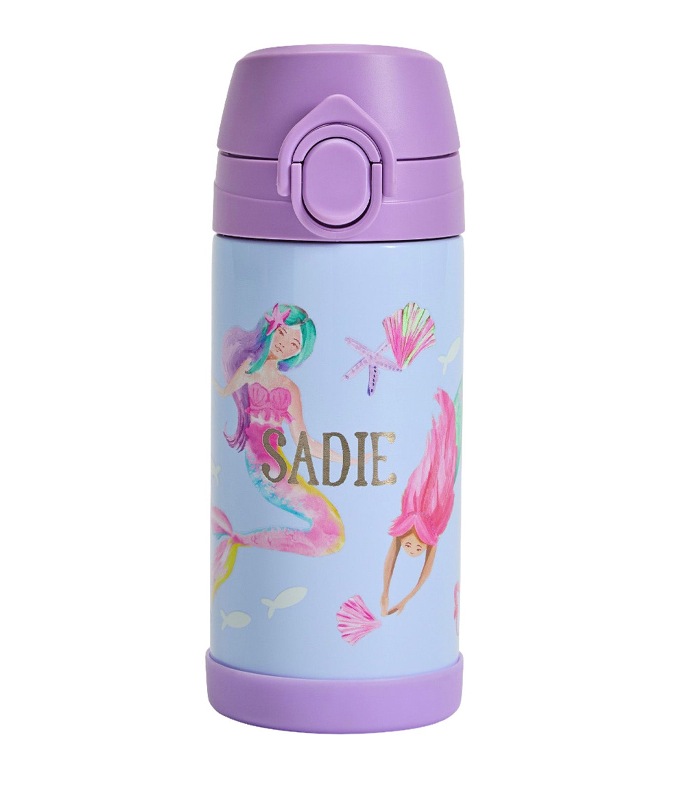 Rainbow Mermaid Glow-in-the-Dark Mackenzie Water Bottle