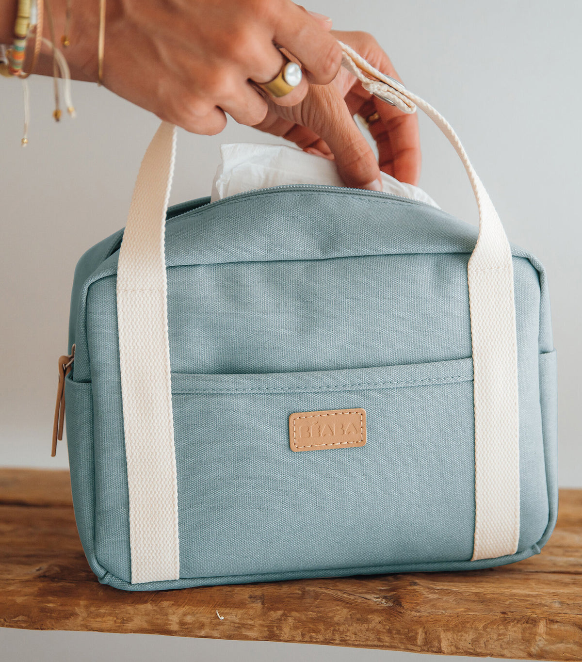 Mini Paris Stroller Organizer Sage Green