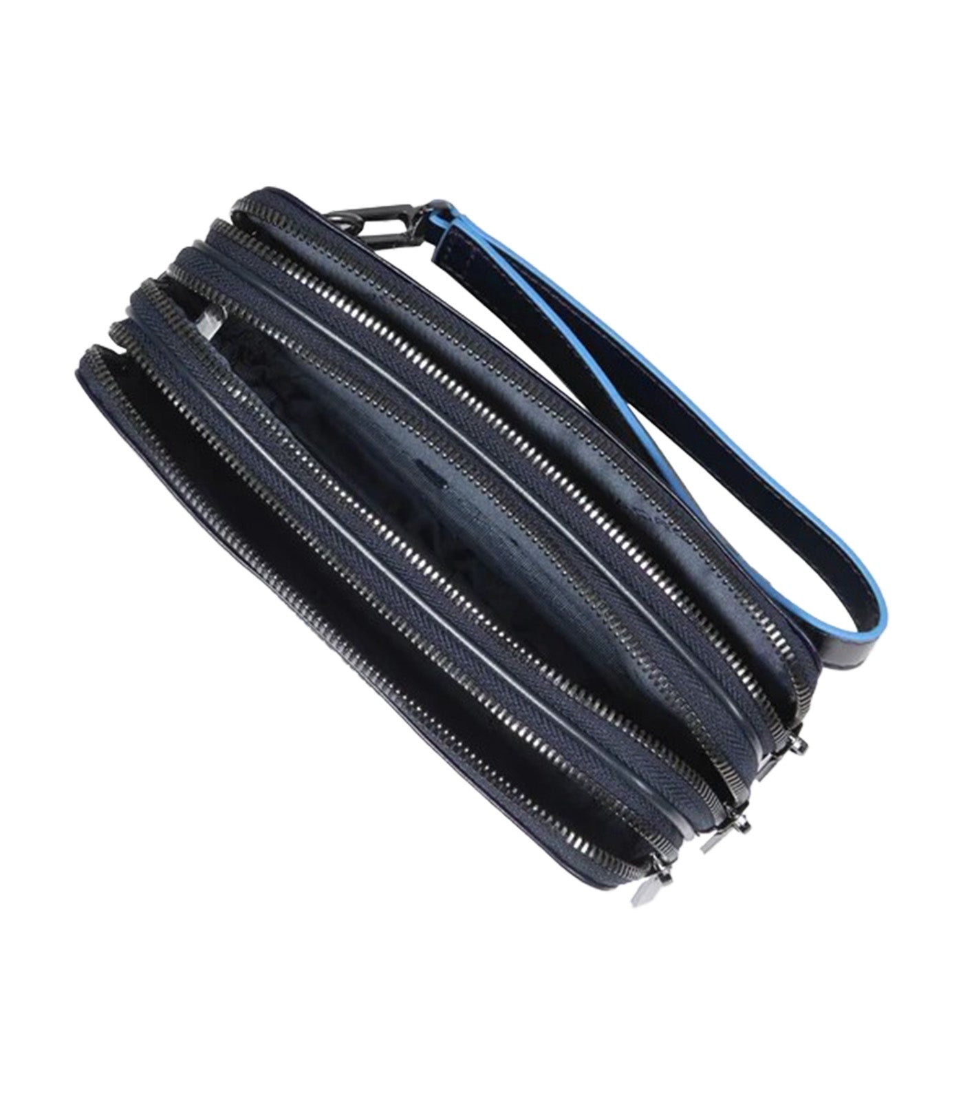 Men's Clutch with Three Dividers Night Blue