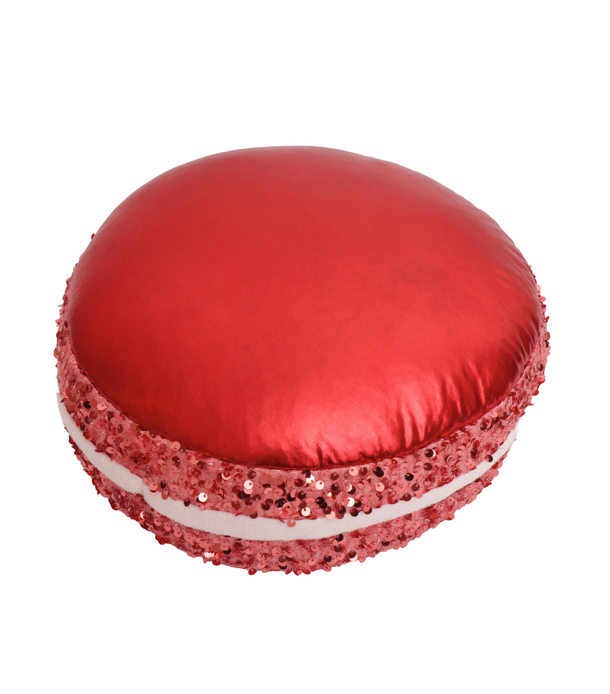 12in x 4in Christmas Macaron Ornament Red