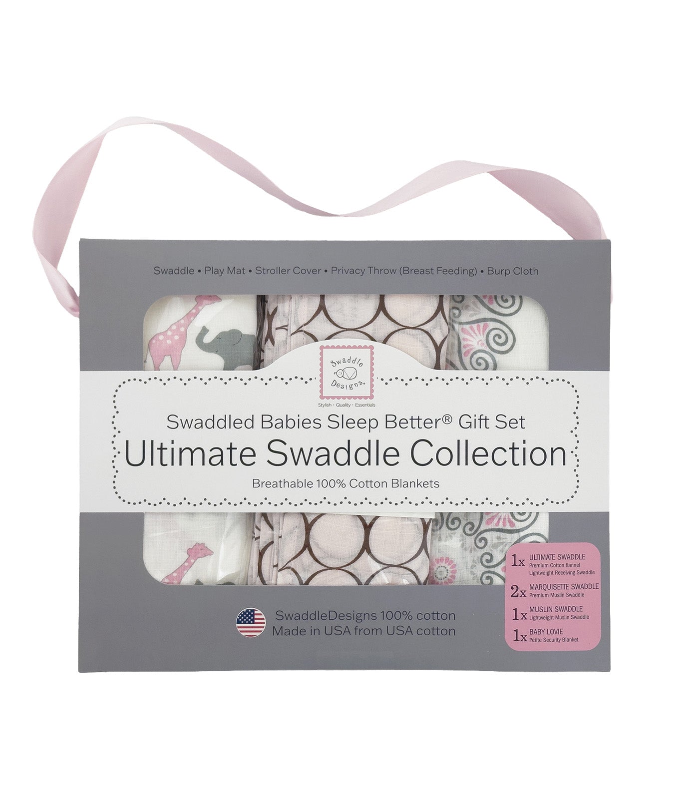 Babies Sleep Better® Ultimate Swaddle Collection Gift Set PK007