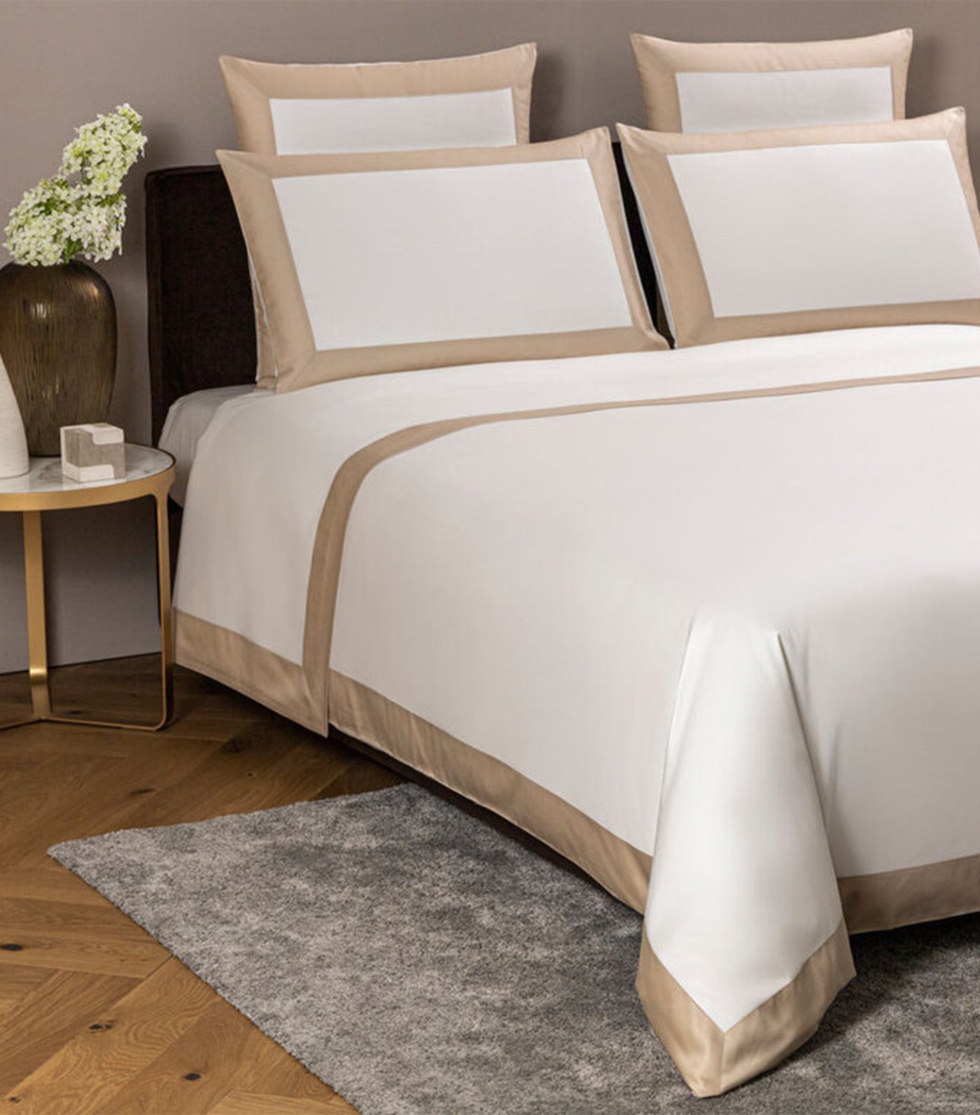 Bold Pillowcase Milk/Savage Beige