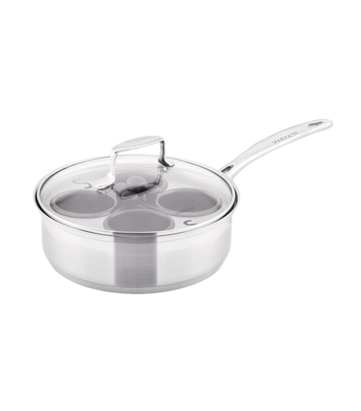 Impact Egg Poacher Set Silver