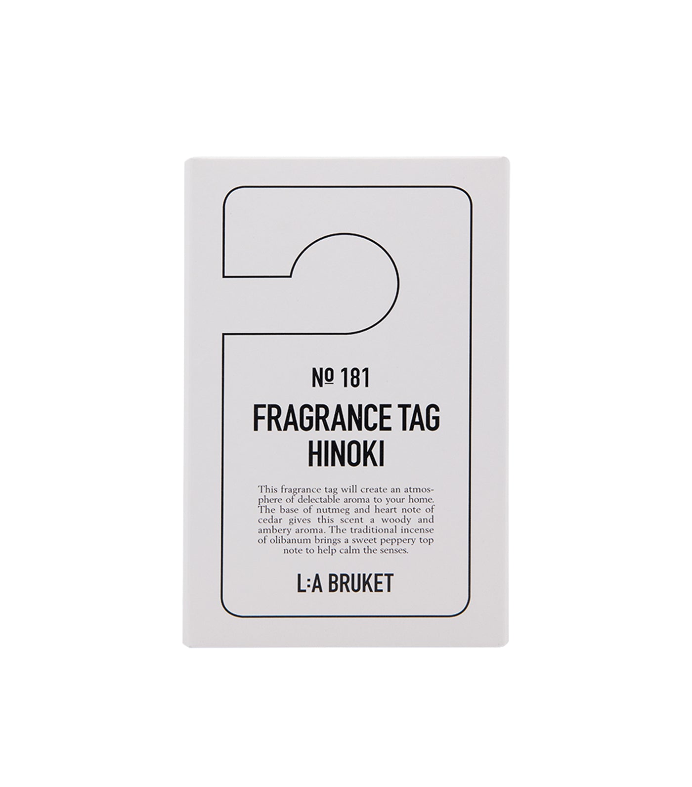 181 Fragrance Tag Hinoki