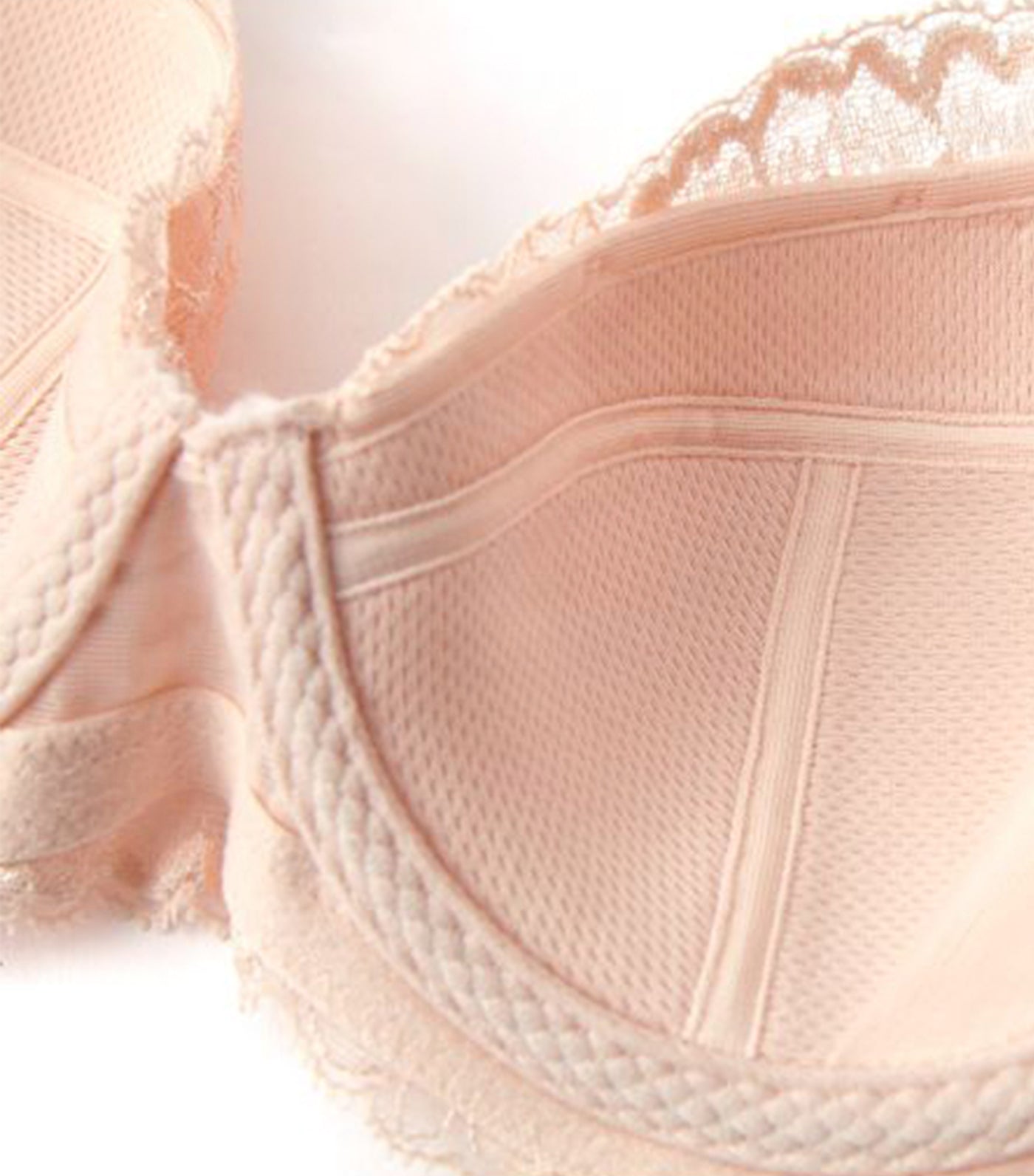 Florale Peony Full Cup Bra Pale Orange