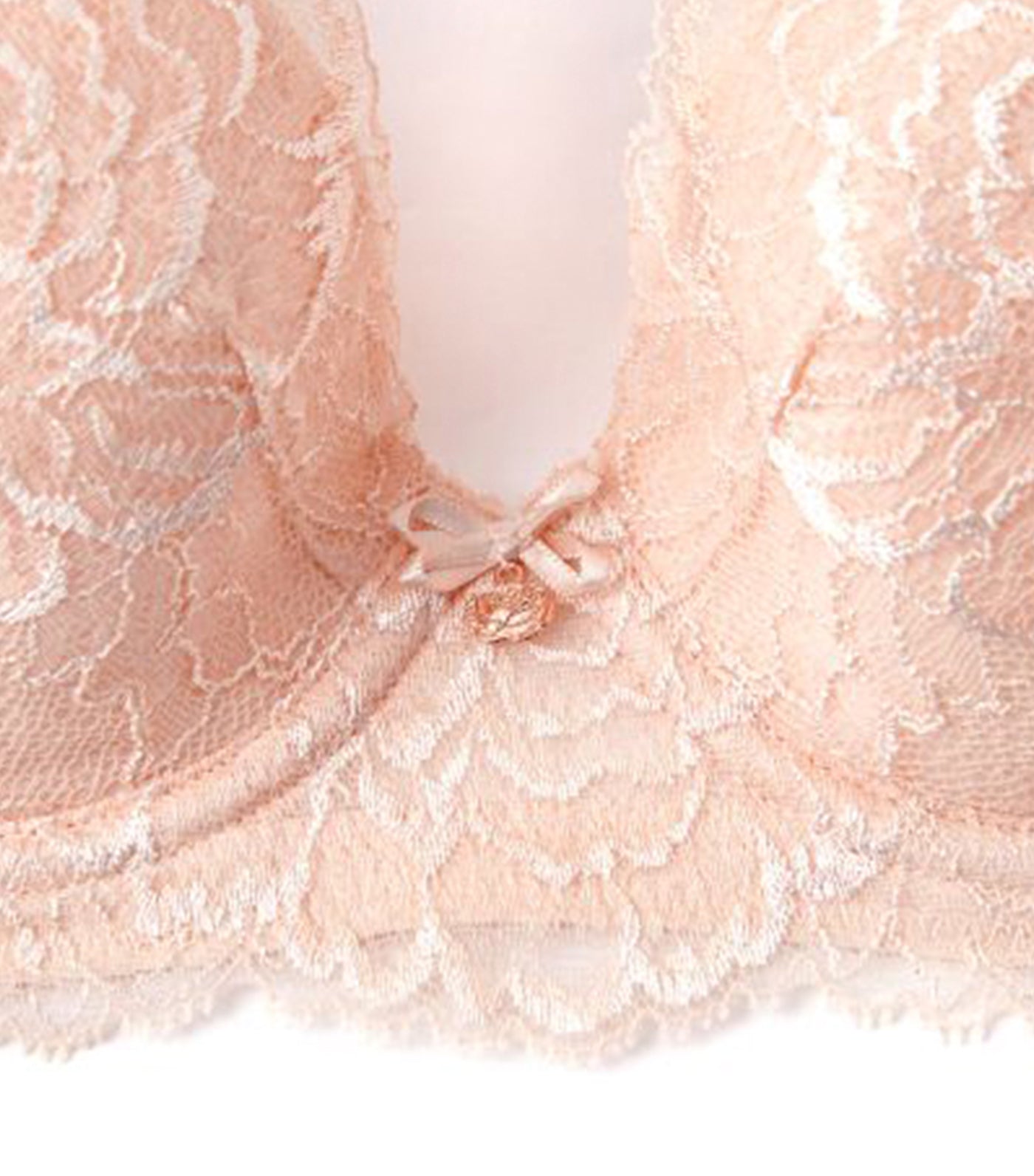 Florale Peony Full Cup Bra Pale Orange