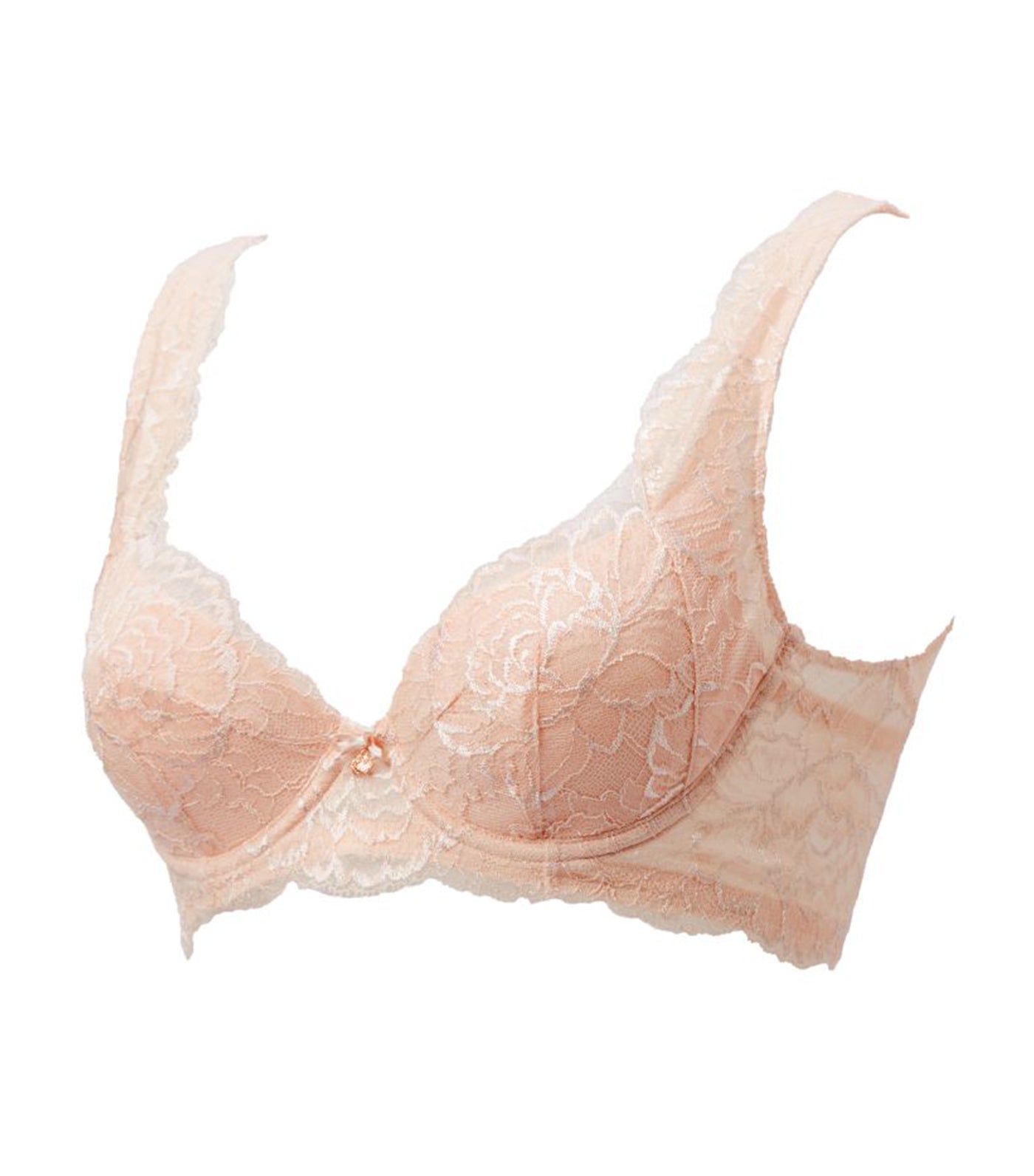 Florale Peony Full Cup Bra Pale Orange