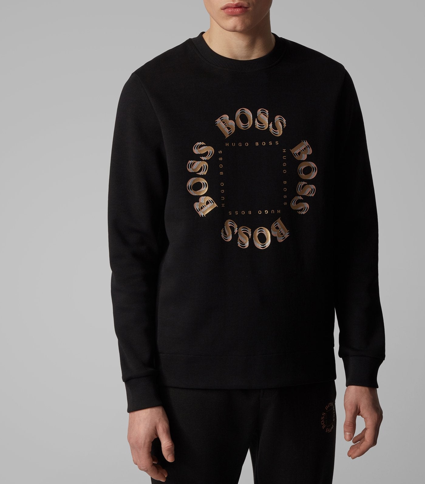 Salbo Circle Double-Faced Sweatshirt Black