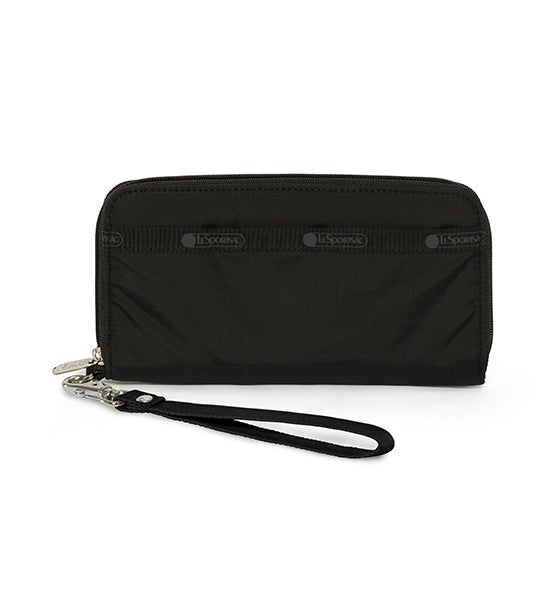 Tech Wallet Wristlet Recycled Black
